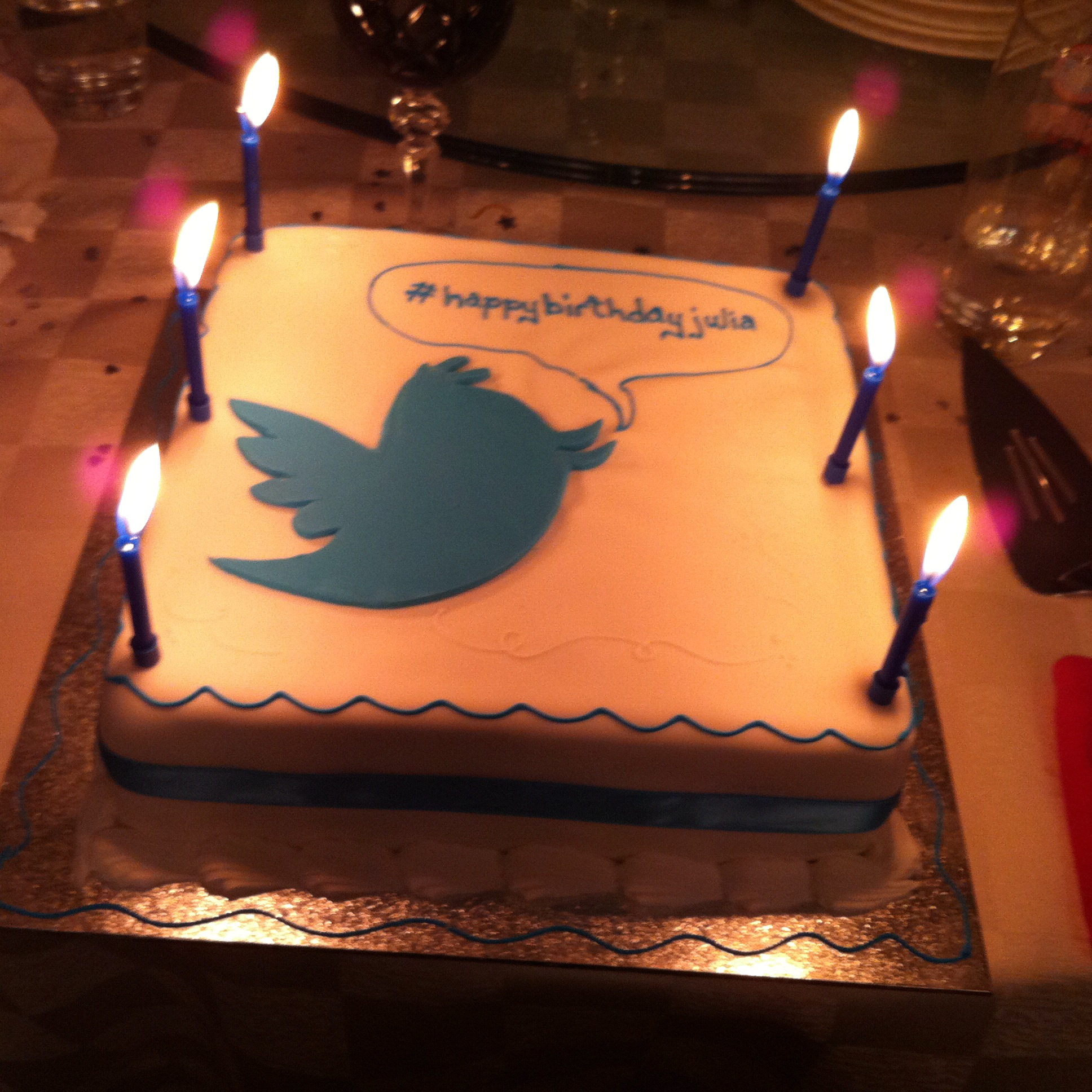 Twitter cake
